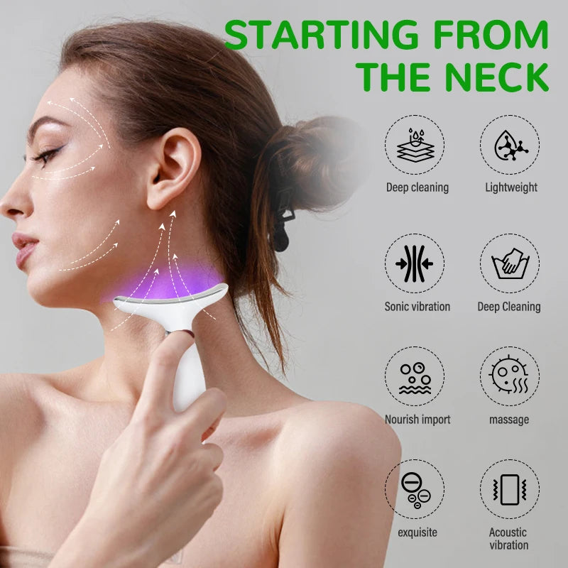 VibrantLift Neck & Face Massage Device