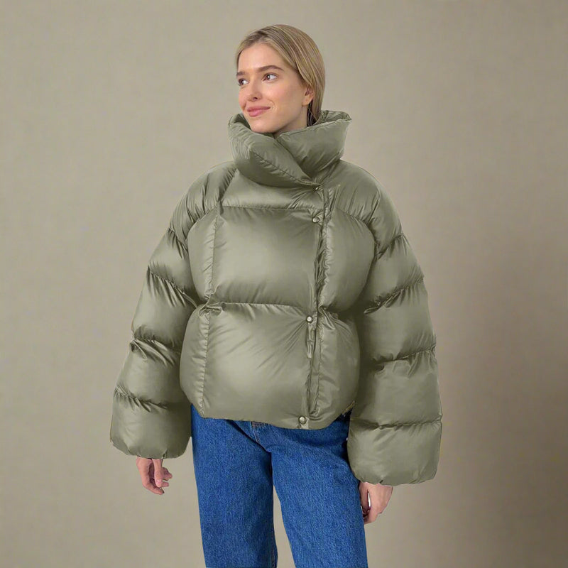 Cropped Puffer Parka