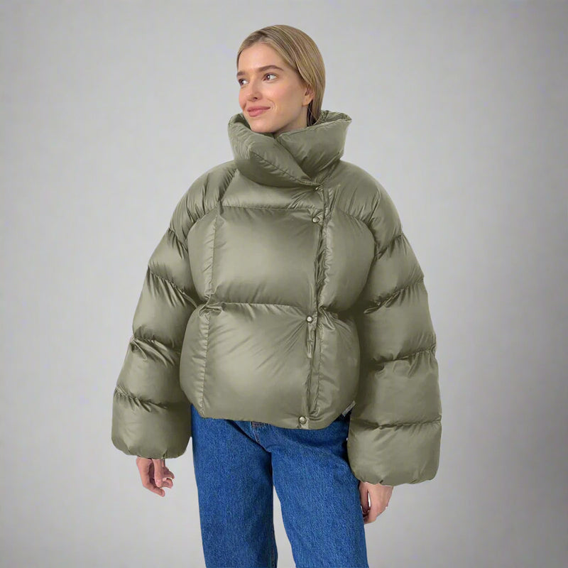 Cropped Puffer Parka