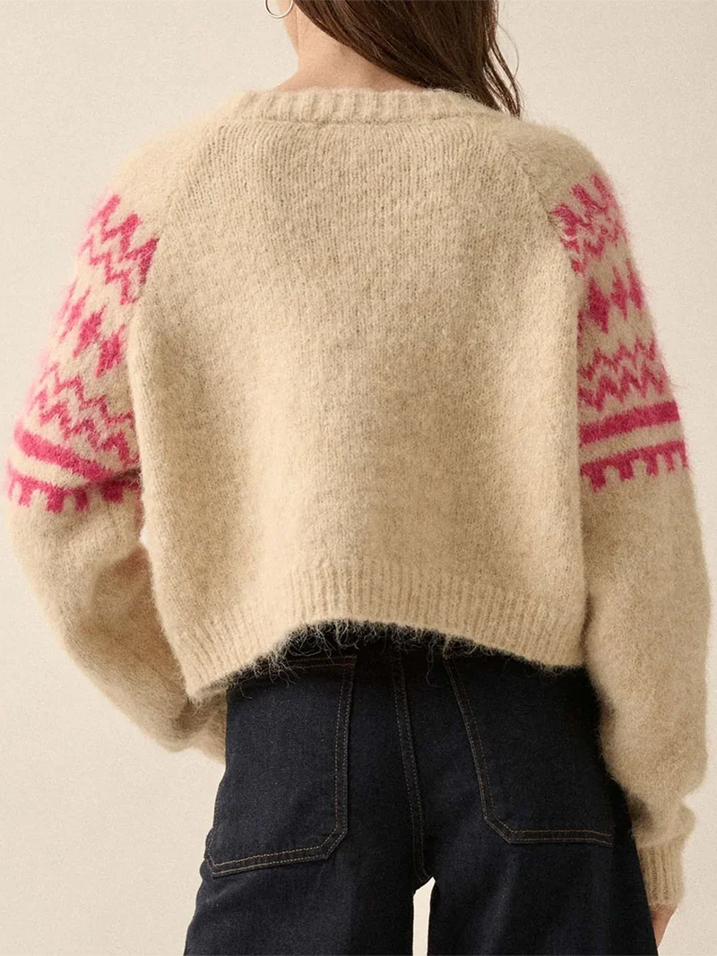 Chunky Cable Knit Cardigan