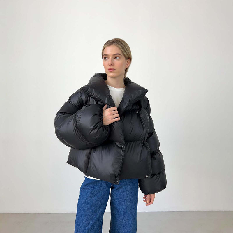 Cropped Puffer Parka