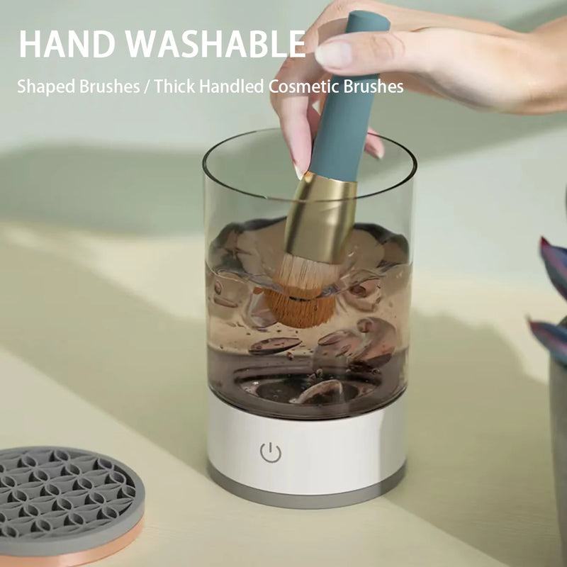 QuickClean Electric Makeup Brush Washer