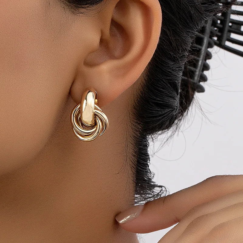 KnotChic Hoop Earrings