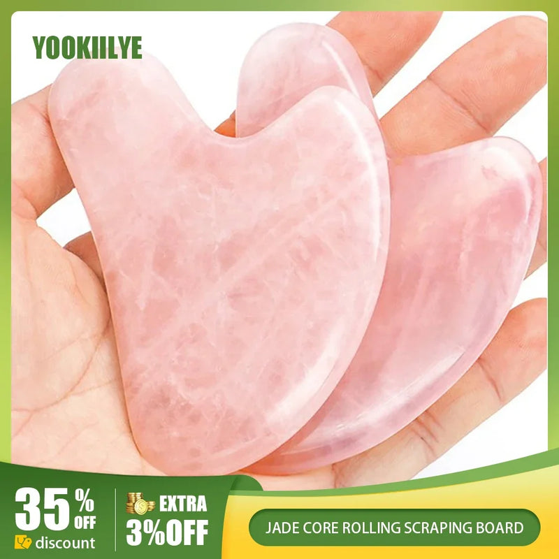 Natural Jade Massage Rose Quartz