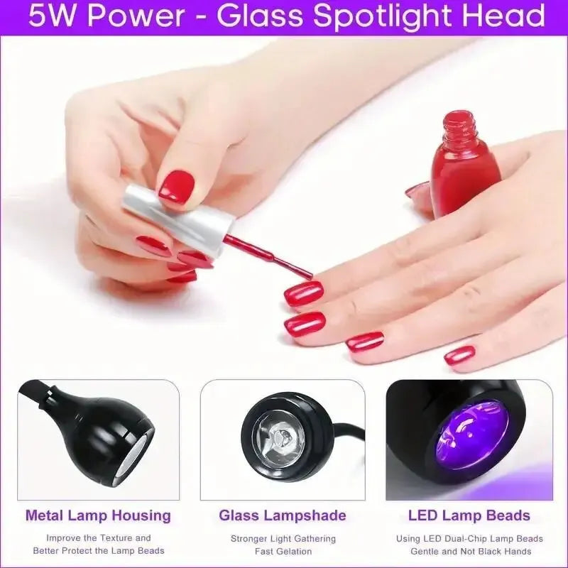 Portable UV curing Nail Dryer