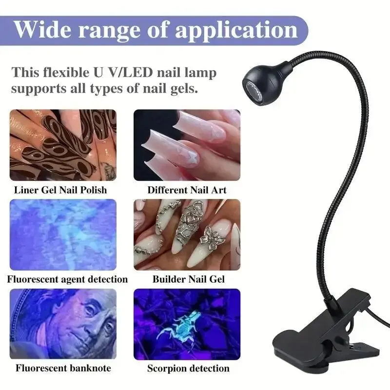 Portable UV curing Nail Dryer