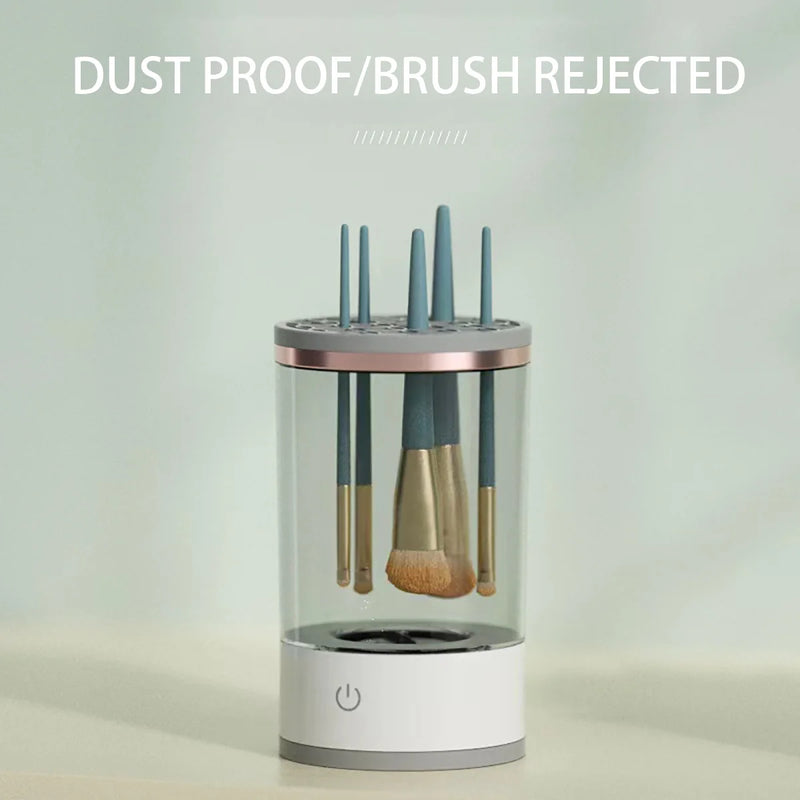 QuickClean Electric Makeup Brush Washer