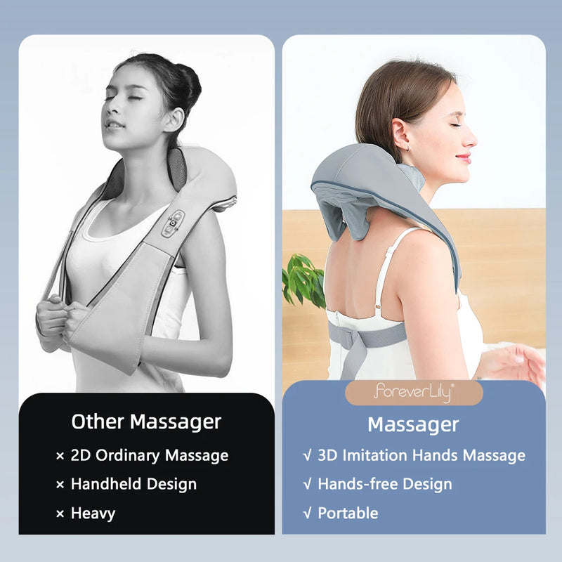 Shawl Neck And Back Massager