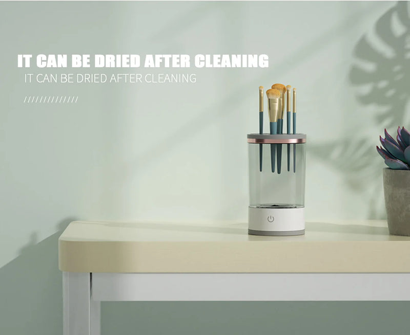 QuickClean Electric Makeup Brush Washer